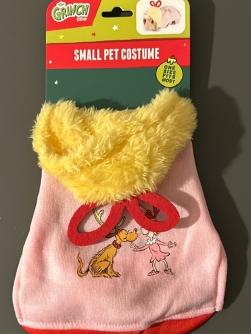 NWT Dr. Seuss The Grinch Cindy Lou Who & Max Small Pet Costume Dress